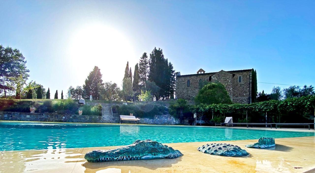 גרבה אין קיאנטי Villa Rignana Chianti Estate, Pool, Tennis,Cook מראה חיצוני תמונה